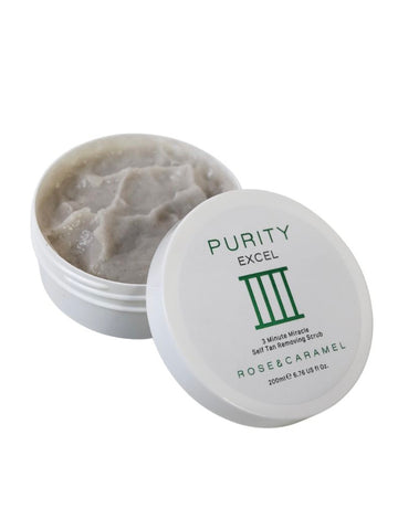 Rose & Caramel Purity Self Tan Removing Exfoliating Scrub (200ml)