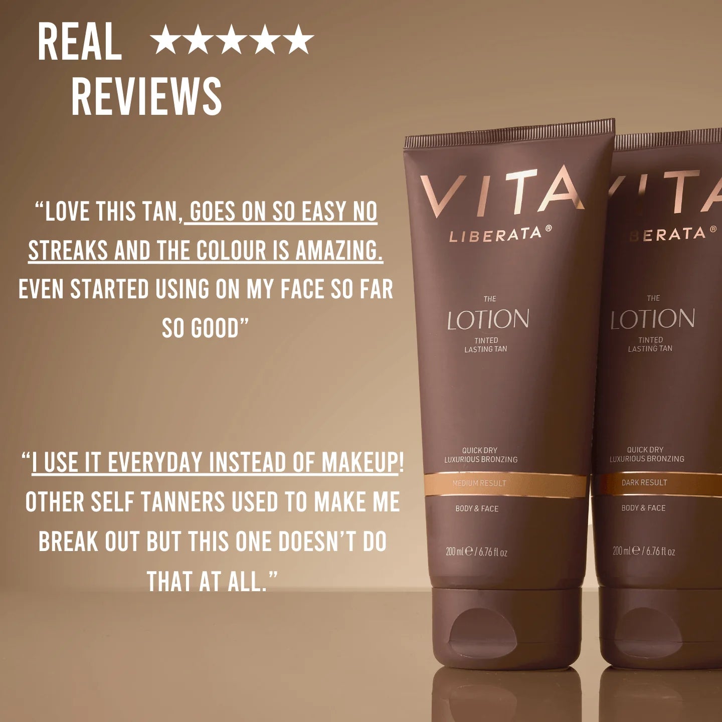 Vita Liberata Fabulous Tinted Tanning Lotion - Medium (200ml)