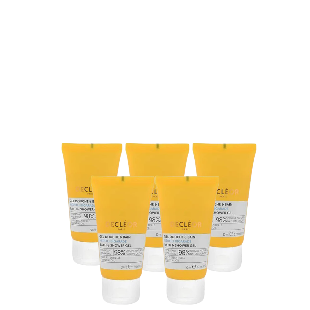 Decleor Neroli Bigarade Bath & Shower Gel 5 X 50ml