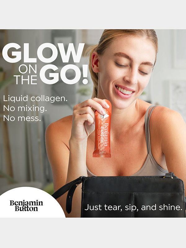 Benjamin Button Marine Collagen & Vit C Orange Sachets (14pk)