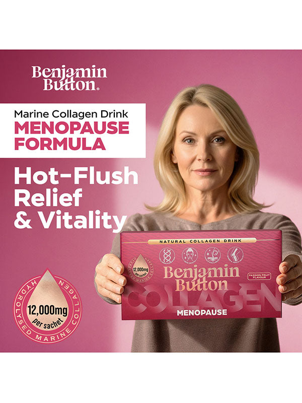 Benjamin Button Menopause Collagen Passion Fruit Sachets (14pk)