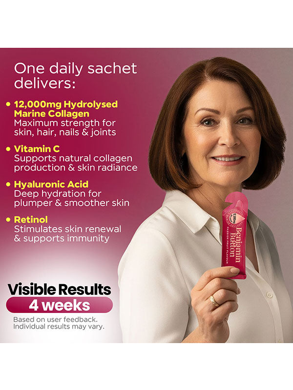 Benjamin Button Menopause Collagen Passion Fruit Sachets (14pk)