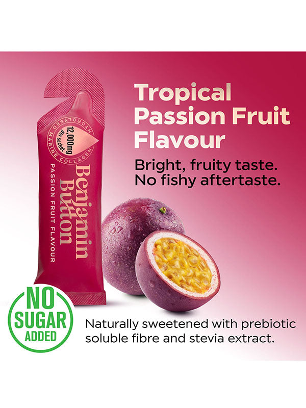 Benjamin Button Menopause Collagen Passion Fruit Sachets (14pk)
