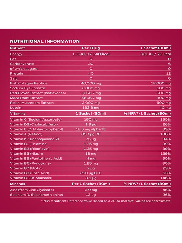 Benjamin Button Menopause Collagen Passion Fruit Sachets (14pk)