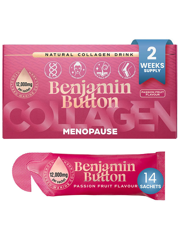 Benjamin Button Menopause Collagen Passion Fruit Sachets (14pk)