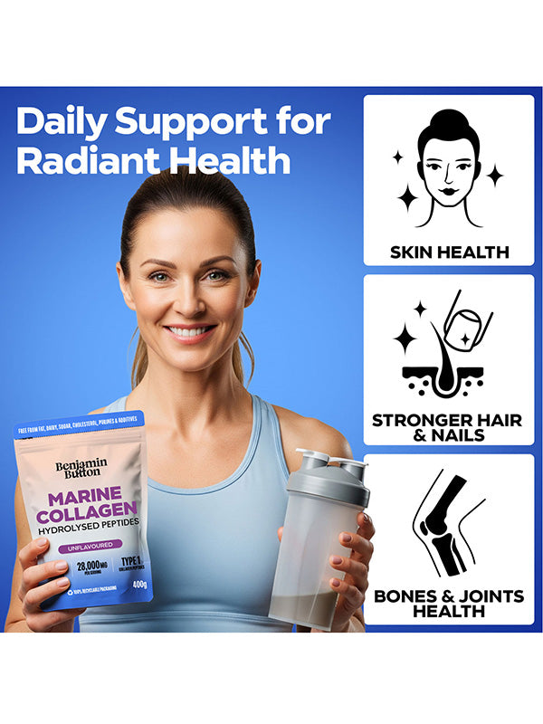 Benjamin Button Marine Collagen Protein Powder (400g)