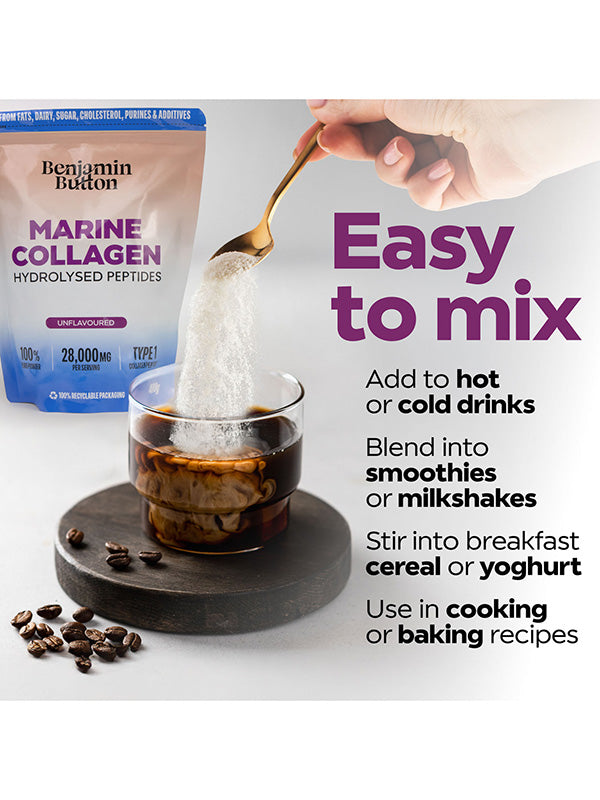 Benjamin Button Marine Collagen Protein Powder (400g)