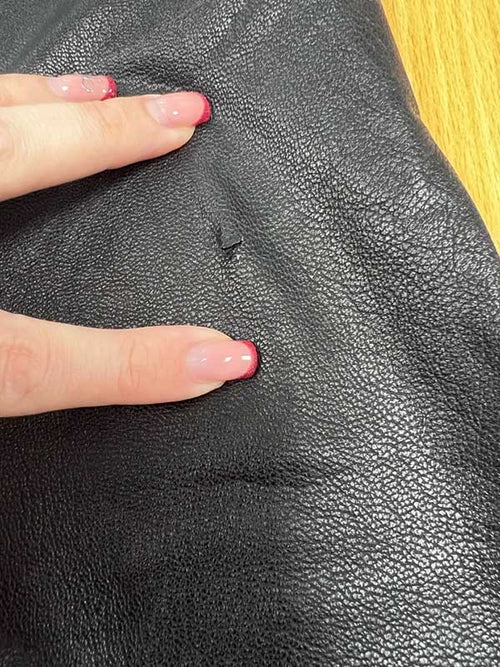 Commando faux leather leggings black M (damaged)