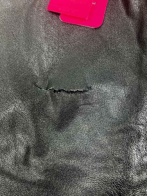 Commando faux leather crop flare Leggings Black XL (damaged)
