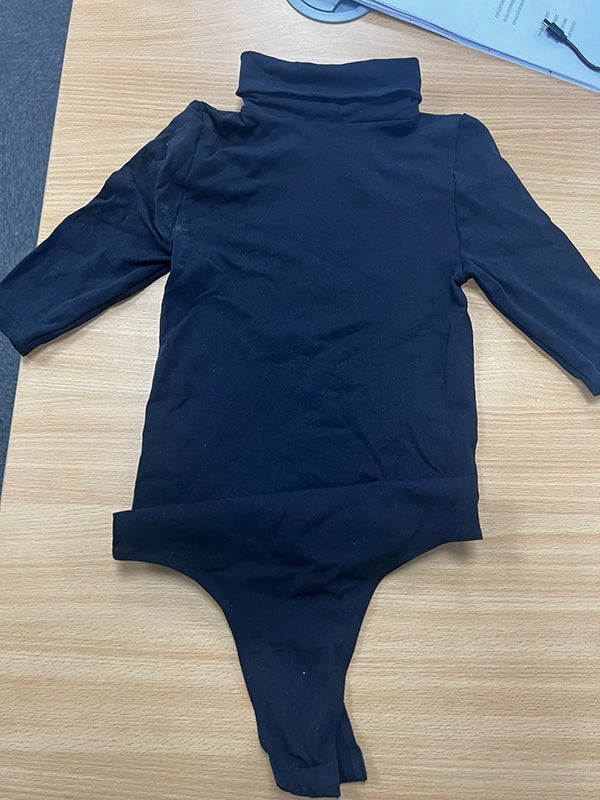 Commando Ballet Shortsleeve Turtleneck Bodysuit One Size  (Ex Display)