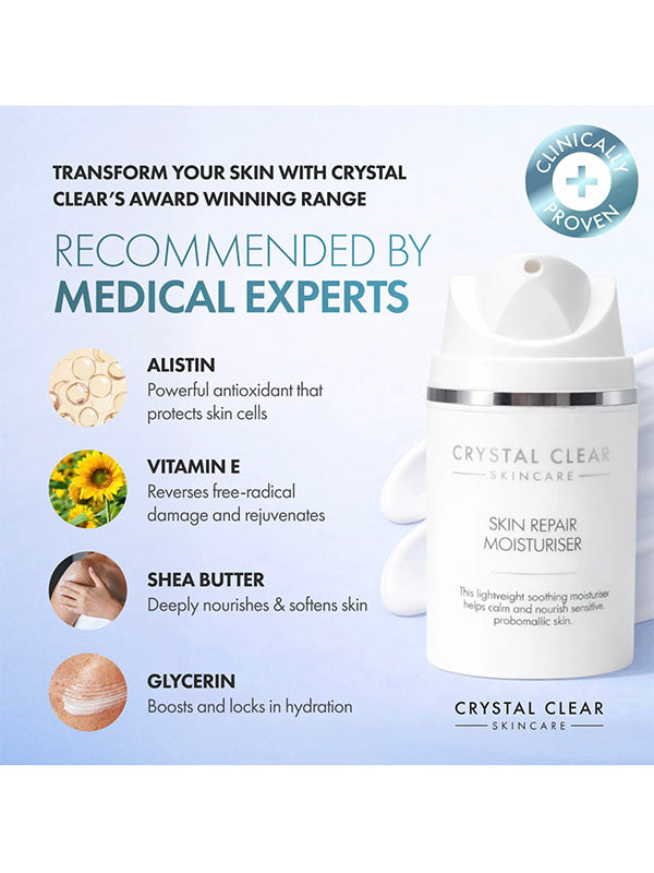Crystal Clear Skin Repair Moisturiser (50ml)