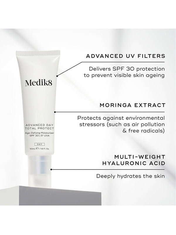 Medik8 Advanced Day Total Protect Age-Defying Moisturiser (SPF30)