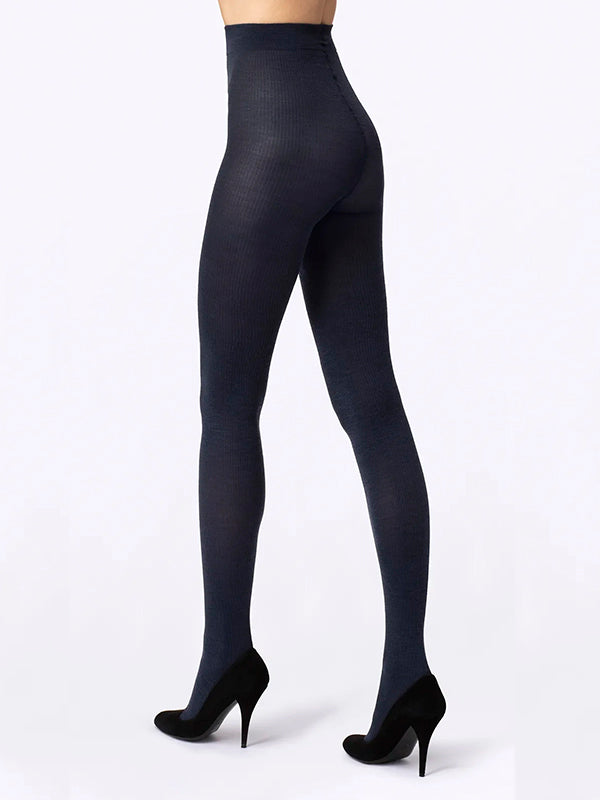 Pierre Mantoux Collant Ribbed Wool