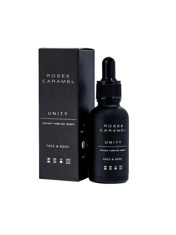 Rose & Caramel Unity Unisex Tanning Drops (30ml)