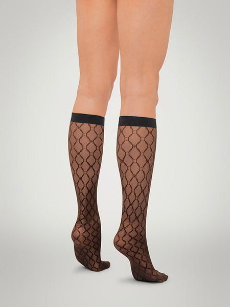 Wolford Monogram Knee Highs