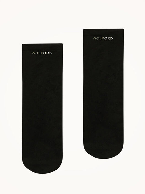Wolford Silver Logo Socks
