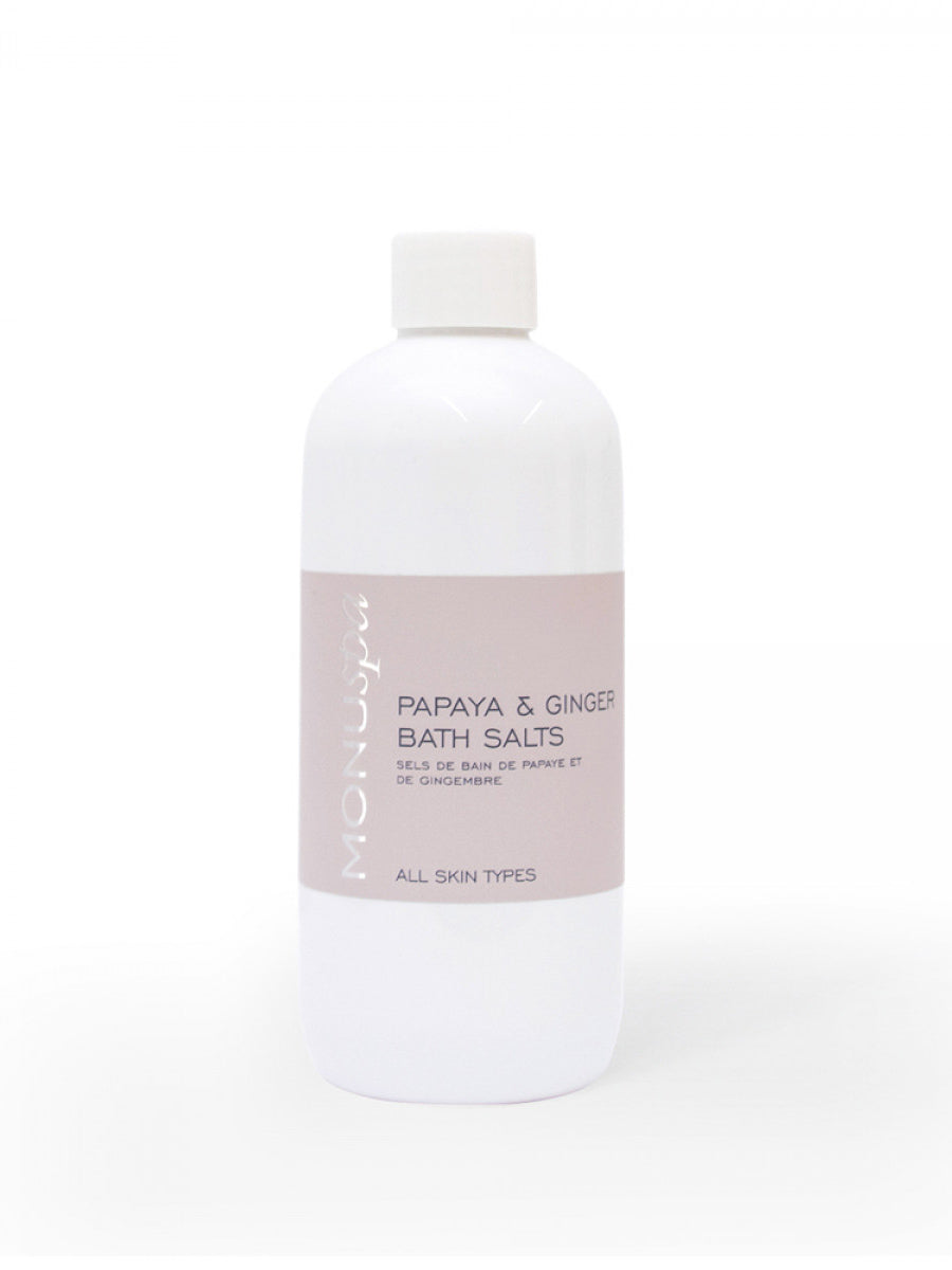 Monuskin Papaya & Ginger Bath Salts (300ml)