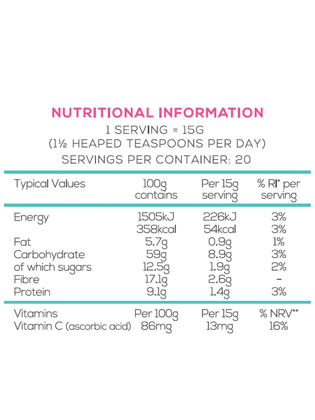 ZENii Superfoods Organic Blend