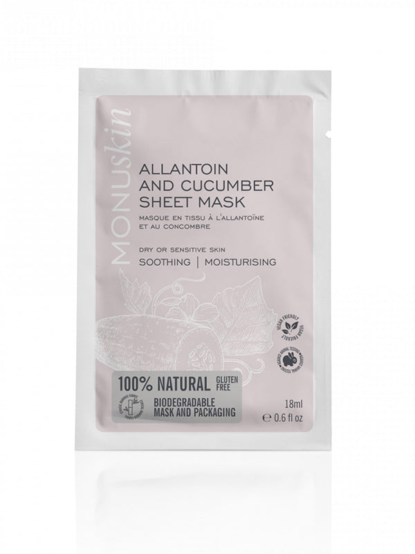 Monuskin Allantoin and Cucumber Sheet Mask (Single)