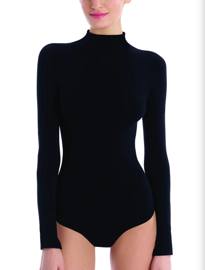 Commando Ballet Bodysuit Mockneck Long Sleeve