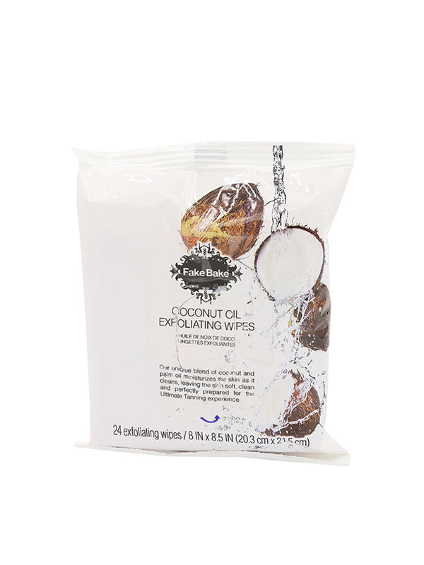 Fake Bake Coconut Oil Exfoliating Wipes