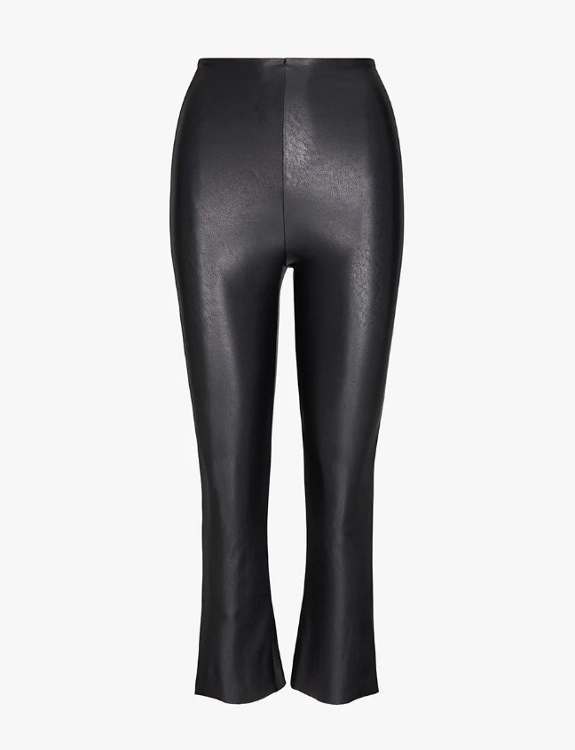 Commando Faux Leather Crop Flare Legging