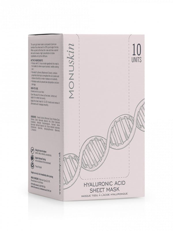 Monuskin Hyaluronic Acid Sheet Mask (10 pk)
