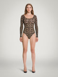 Wolford Leo Sheer Opaque String Body