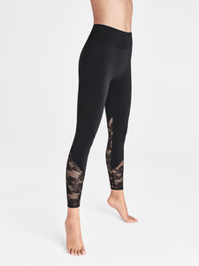 Wolford Perfect Fit Lace Leggings - Black