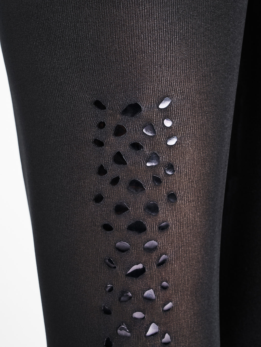 Wolford Snake Shimmer Back Seam Tights