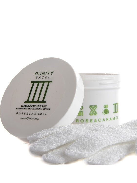 Rose & Caramel Purity Self Tan Removing Exfoliating Scrub (440ml)