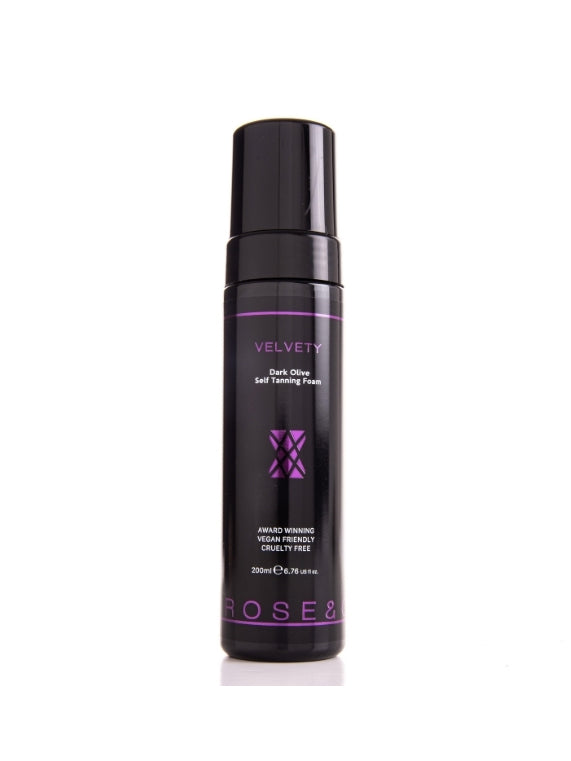 Rose & Caramel Velvety Dark Olive Self Tanning Foam (200ml)