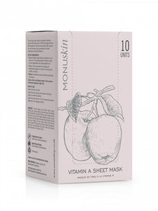 Monuskin Vitamin A Sheet Mask (10 pk)